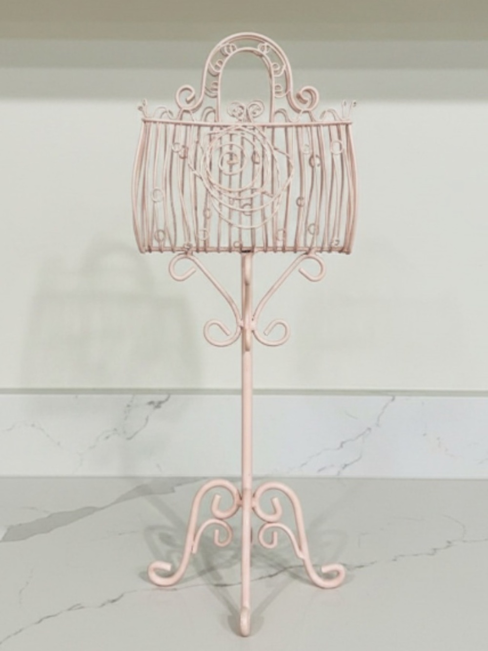 Pink Handbag Mannequin Jewelry Stand
